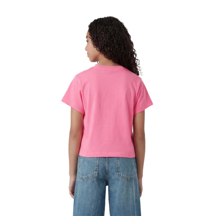 Champion Maglietta Palestra Logo Rosa Bambina
