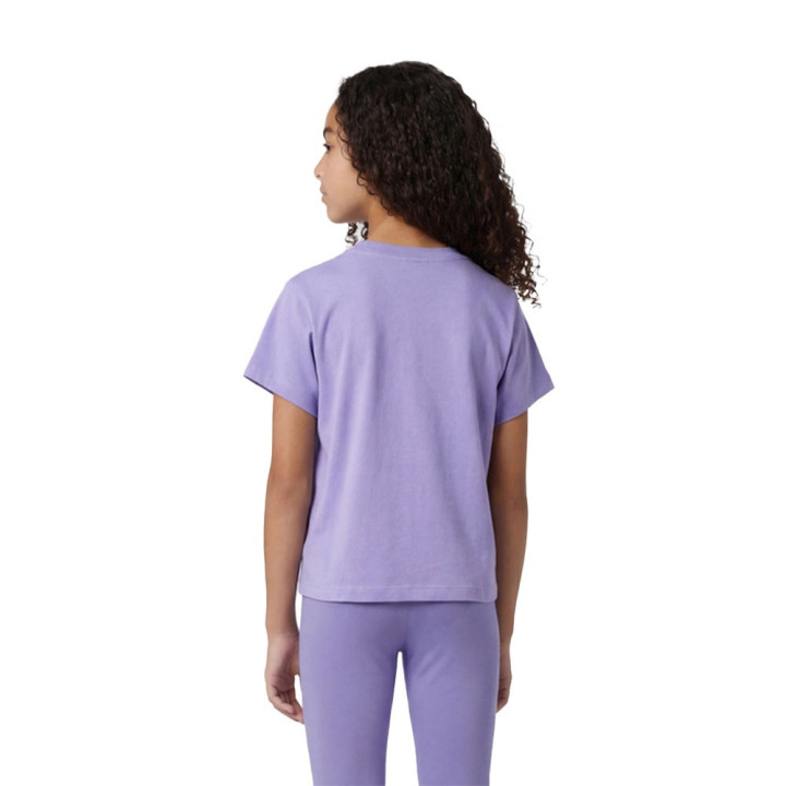 Champion Maglietta Palestra Logo Viola Bambina