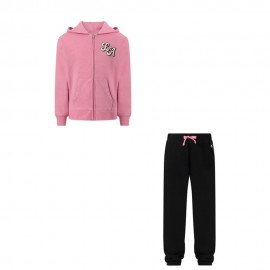 Full Zip Con Cappuccio rosa