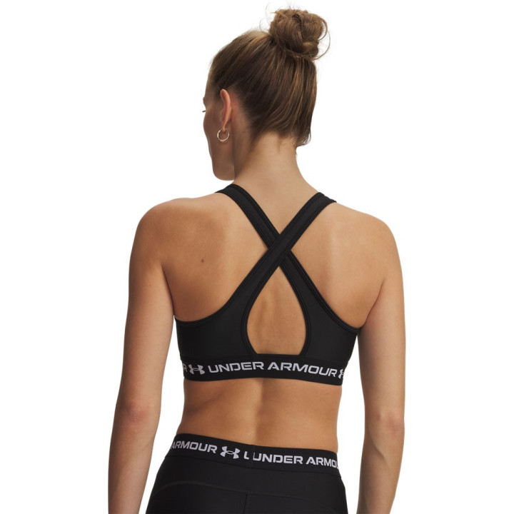 Under Armour Reggiseno Sportivo Cross Back Nero Donna