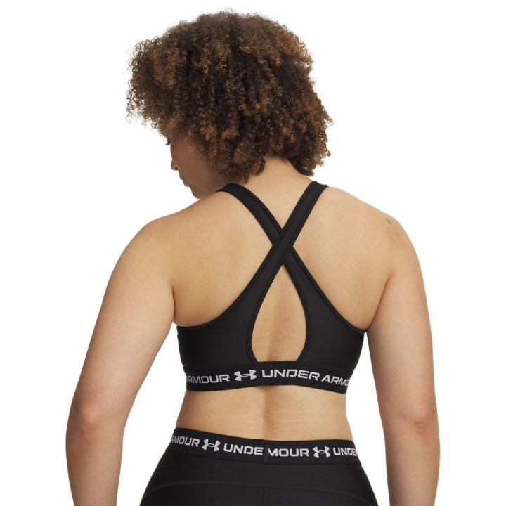 Under Armour Reggiseno Sportivo Cross Back Nero Donna