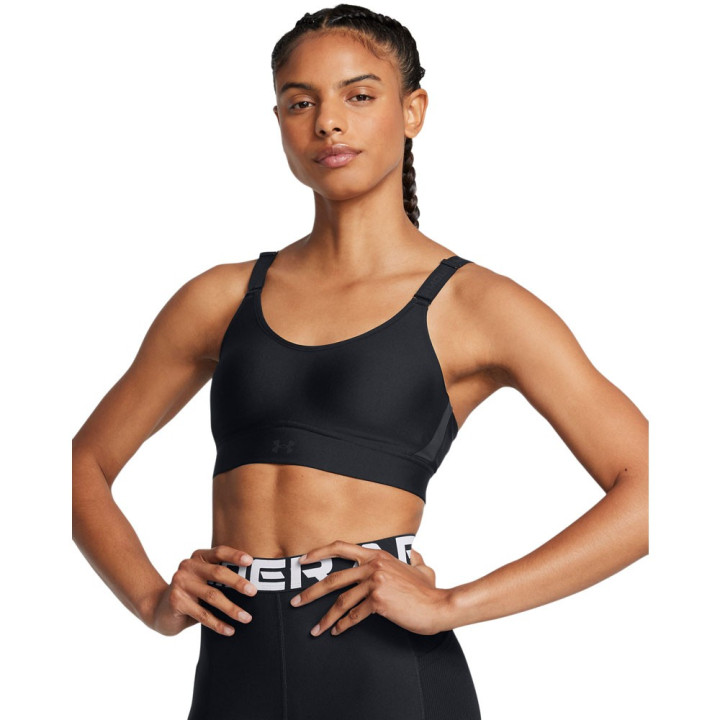 Under Armour Reggiseno Sportivo Infinity Mid Nero Donna