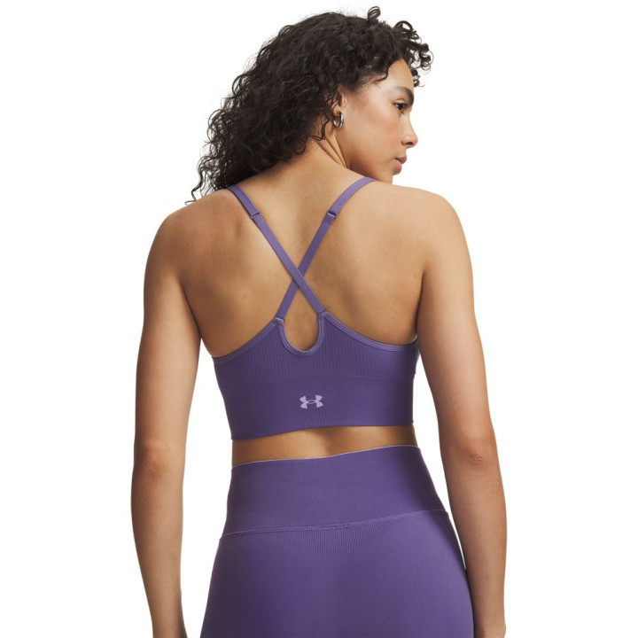 Under Armour Reggiseno Sportivo Seamless Viola Donna