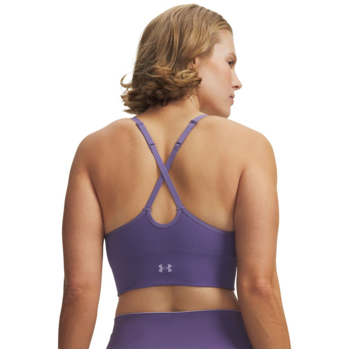 Under Armour Reggiseno Sportivo Seamless Viola Donna