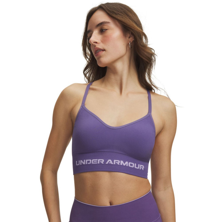 Under Armour Reggiseno Sportivo Seamless Viola Donna