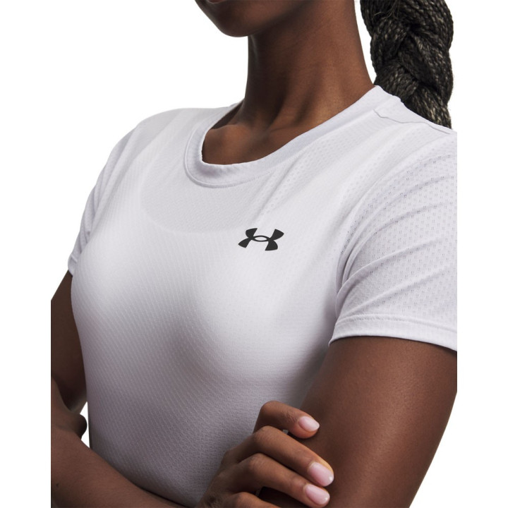 Under Armour Maglietta Palestra Tech Mesh Bianco Donna