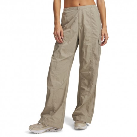 Under Armour Pantaloni Woven Utility Verde Donna