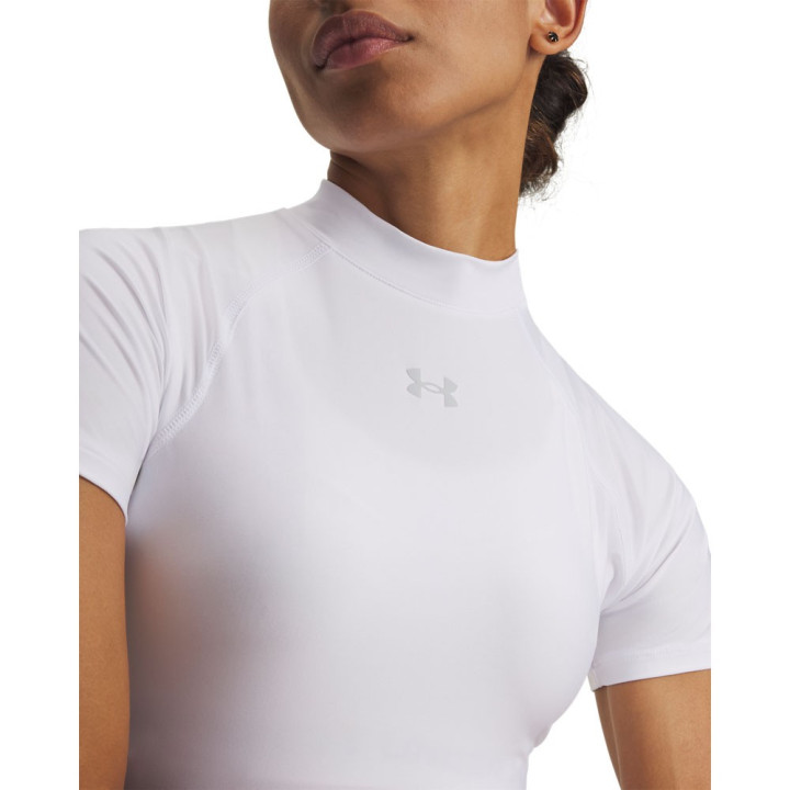 Under Armour Maglietta Palestra Fg Crop Bianco Donna