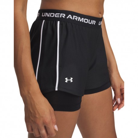 Under Armour Shorts Sportivi 2In1 Nero Donna