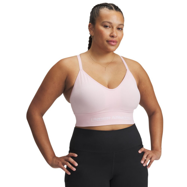 Under Armour Reggiseno Sportivo Vanish Seamless Rosa Donna