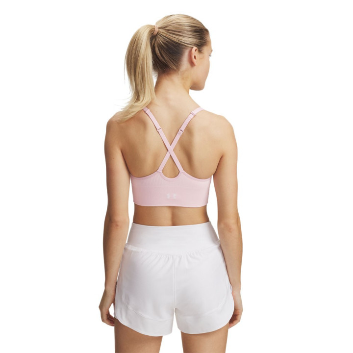 Under Armour Reggiseno Sportivo Vanish Seamless Rosa Donna
