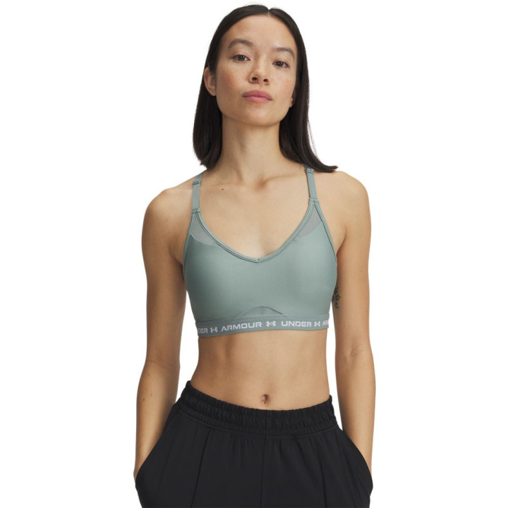 Under Armour Reggiseno Sportivo Crossback Low Mid Support Salvia Donna