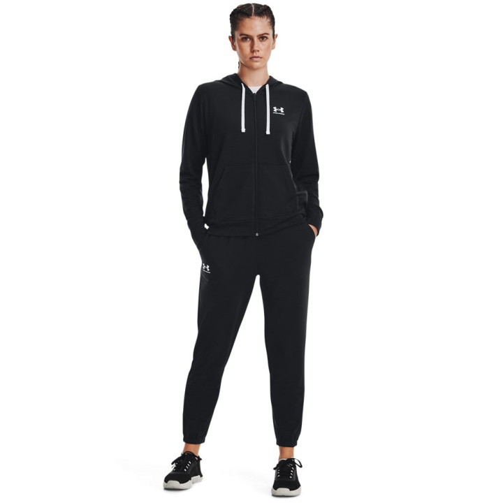 Under Armour Felpa Palestra Con Cerniera Nero Donna