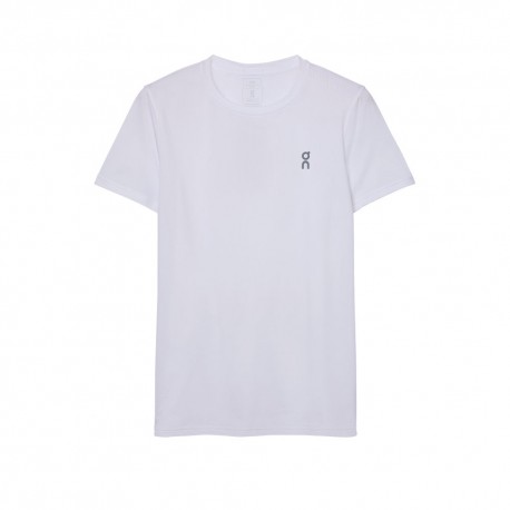 On Maglia Running Core-T Bianco Donna