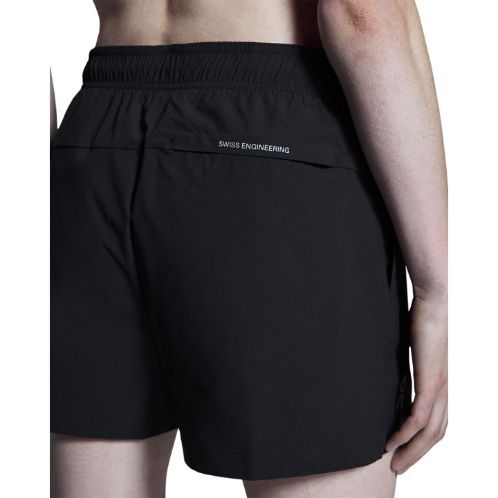 On Pantaloncini Running Core 3" Nero Donna