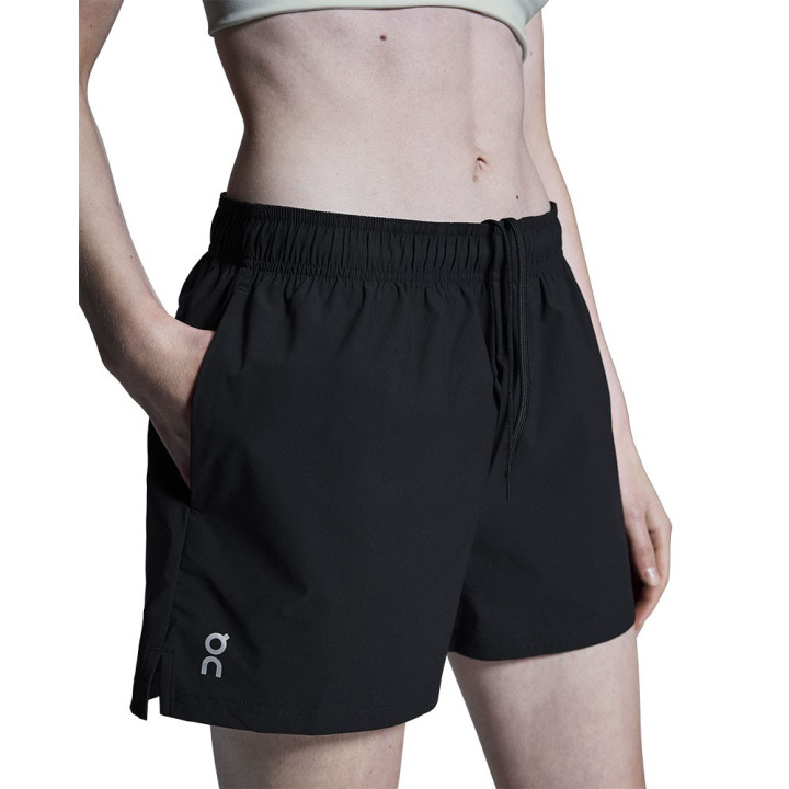 On Pantaloncini Running Core 3" Nero Donna