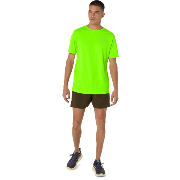 Asics Maglia Running Core Vital Verde Uomo