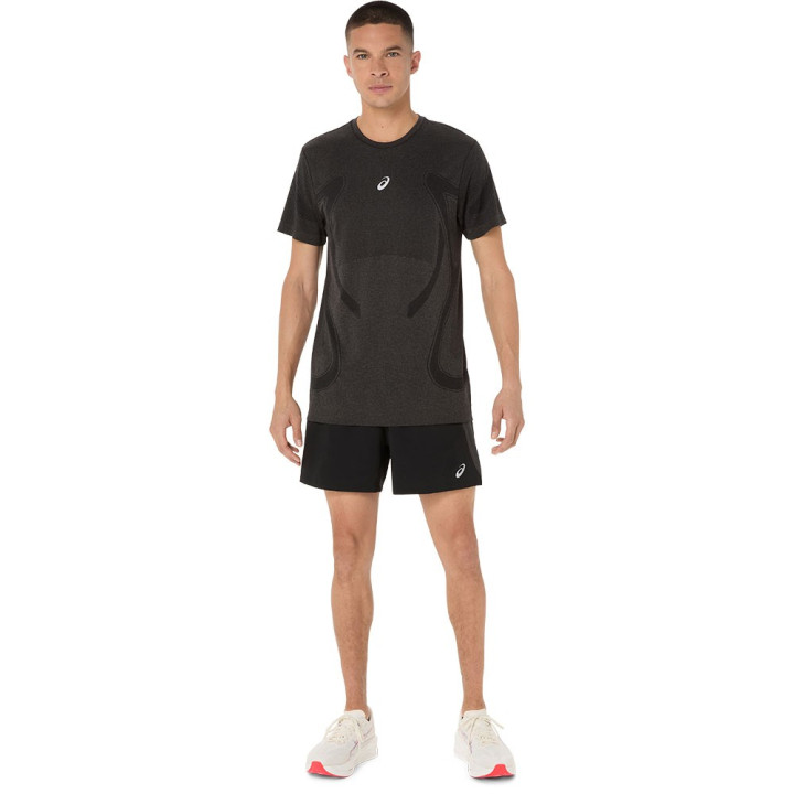 Asics Maglia Running Road Seamless Performance Nero Uomo