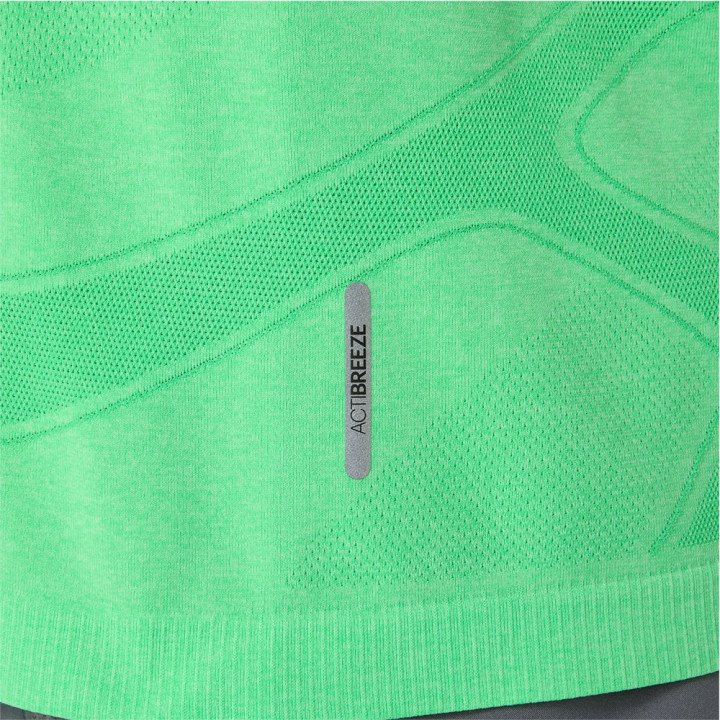 Asics Maglia Running Road Seamless Vital Verde Uomo