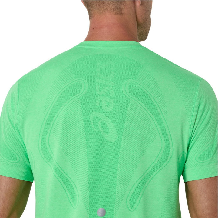 Asics Maglia Running Road Seamless Vital Verde Uomo