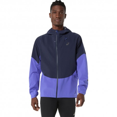 Asics Giacca Running Legend Metarun Blu Viola Uomo