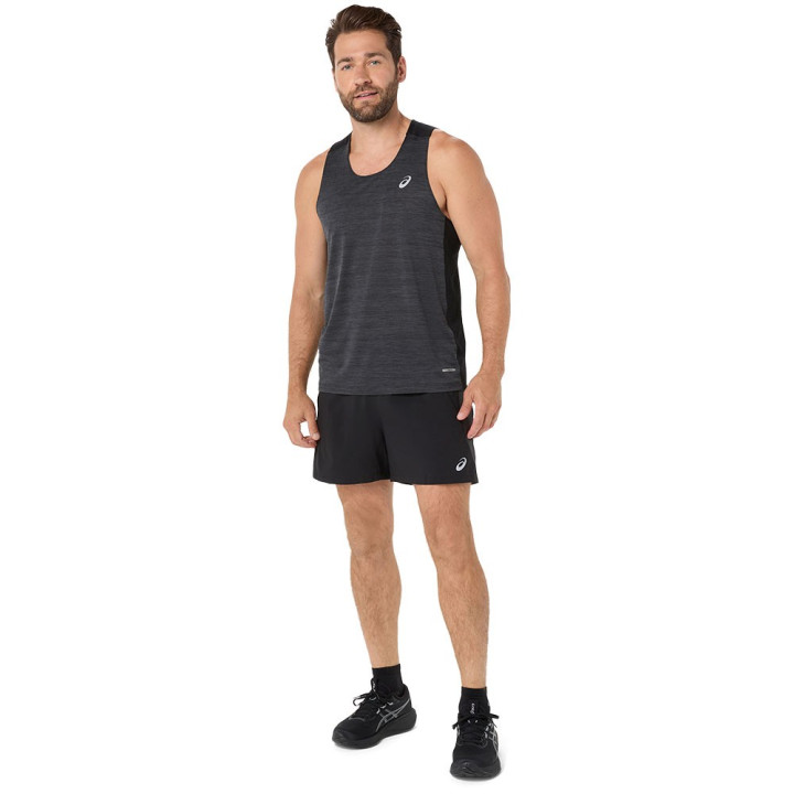 Asics Canotta Running Road Performance Nero Uomo
