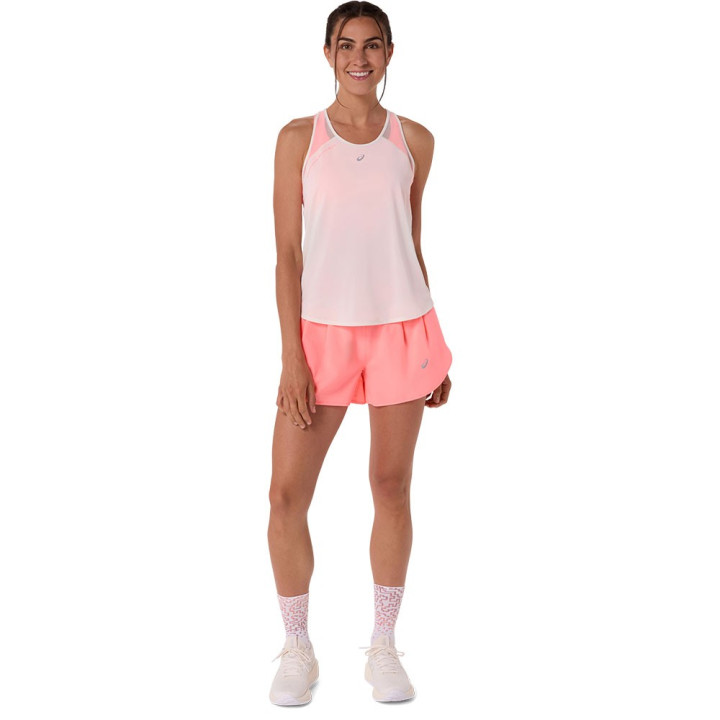Asics Pantaloncini Running Road 3.5" Sun Coral Donna