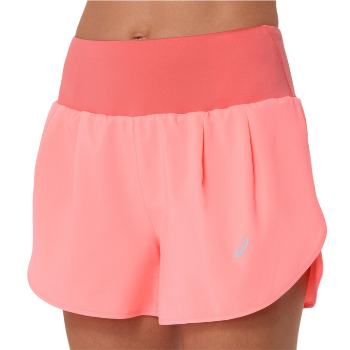 Asics Pantaloncini Running Road 3.5" Sun Coral Donna