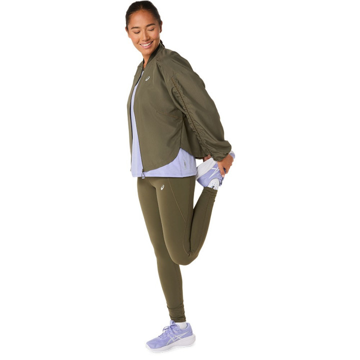 Asics Tight Run Adjustable Nagino Dark Olive Donna