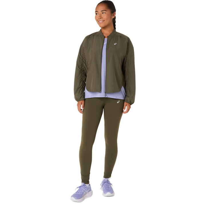Asics Tight Run Adjustable Nagino Dark Olive Donna