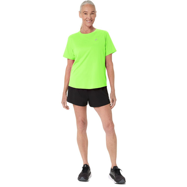 Asics Maglia Running Core Illuminate Verde Donna
