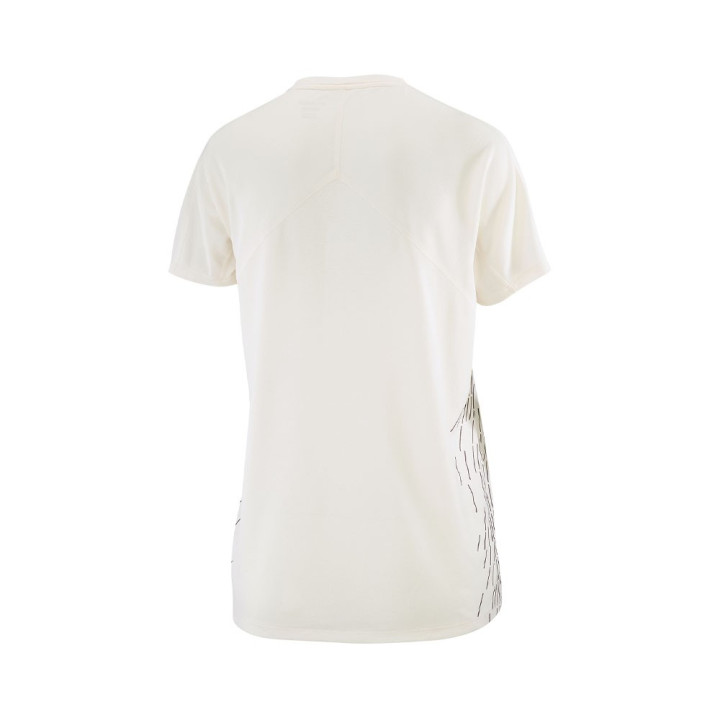 Salomon T-Shirt Trail Running Sense Aero Whisper Bianco Donna