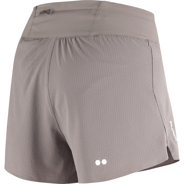 Salomon Short Trail Running 4" Sense Aero Stow Iron Donna