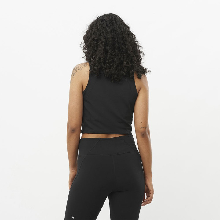 Salomon Gilet Trail Running Shkout Bliss Deep Nero Donna