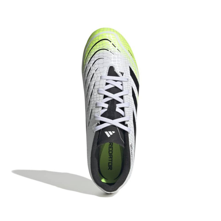 Adidas Predator League Fg/Mg Bianco - Scarpe Da Calcio Bambino