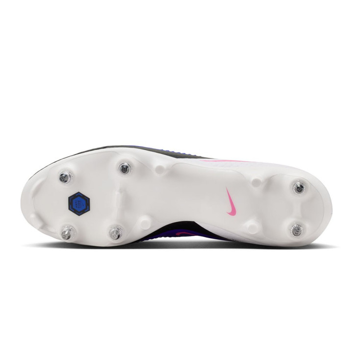 Nike Phantom 6 Low Acad Sg-Pro Ac Blu Rosa Bianco - Scarpe Da Calcio Uomo