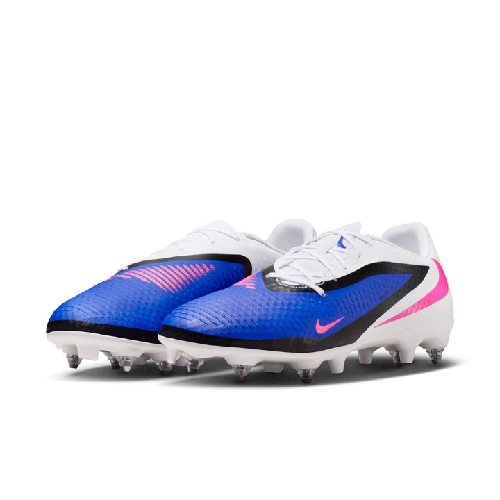 Nike Phantom 6 Low Acad Sg-Pro Ac Blu Rosa Bianco - Scarpe Da Calcio Uomo