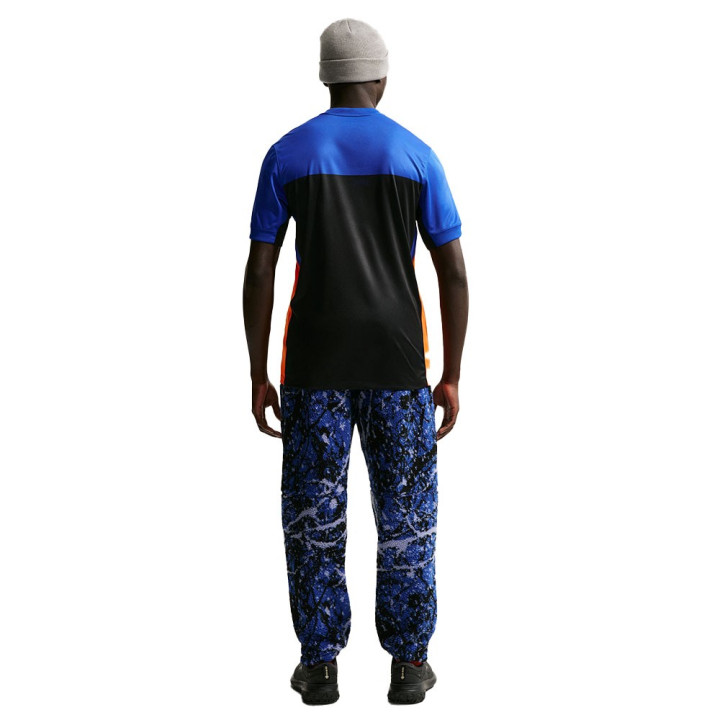 Nike Maglia Maniche Corte Inter 4 Blue Arancio Uomo