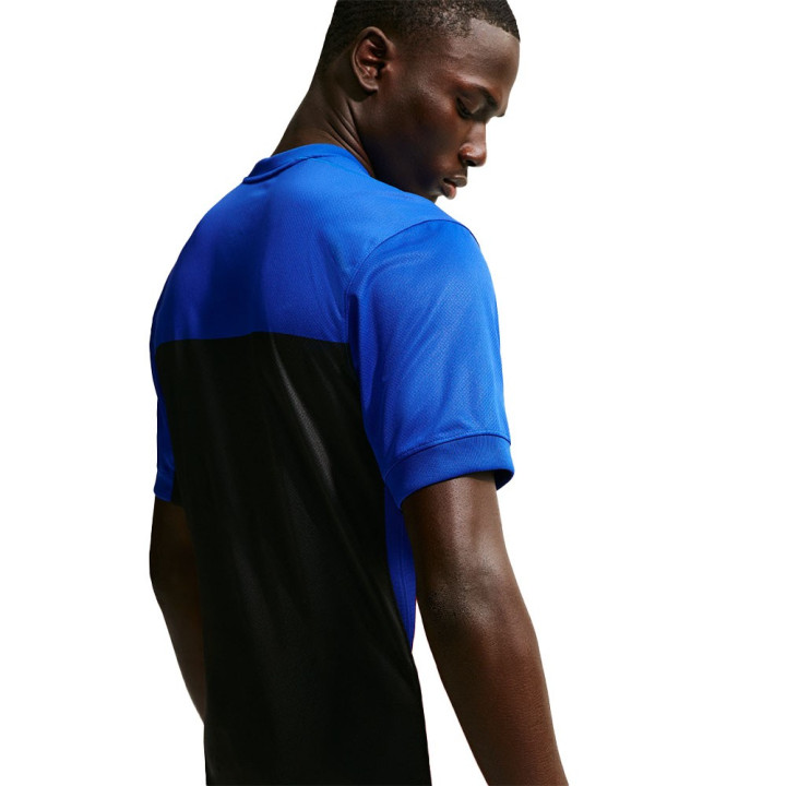 Nike Maglia Maniche Corte Inter 4 Blue Arancio Uomo