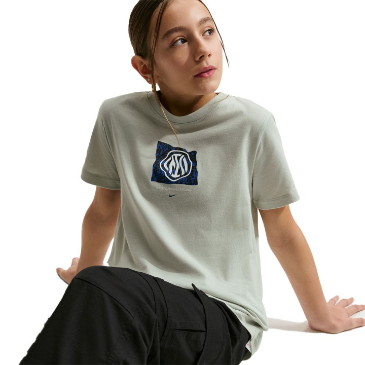 Nike T-Shirt Inter Banner Grigio Bambino