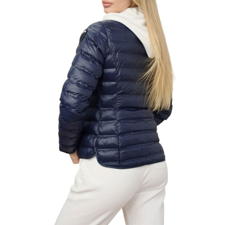 Blauer Piumino Bottoni Moon Blu Donna