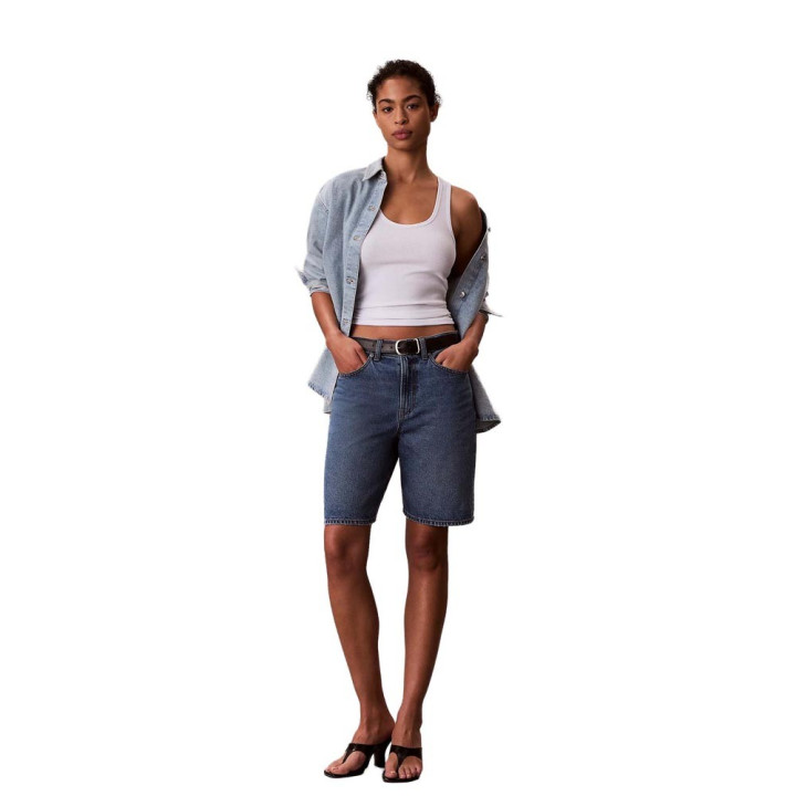 Calvin Klein Bermuda Denim Caroline Blu Donna