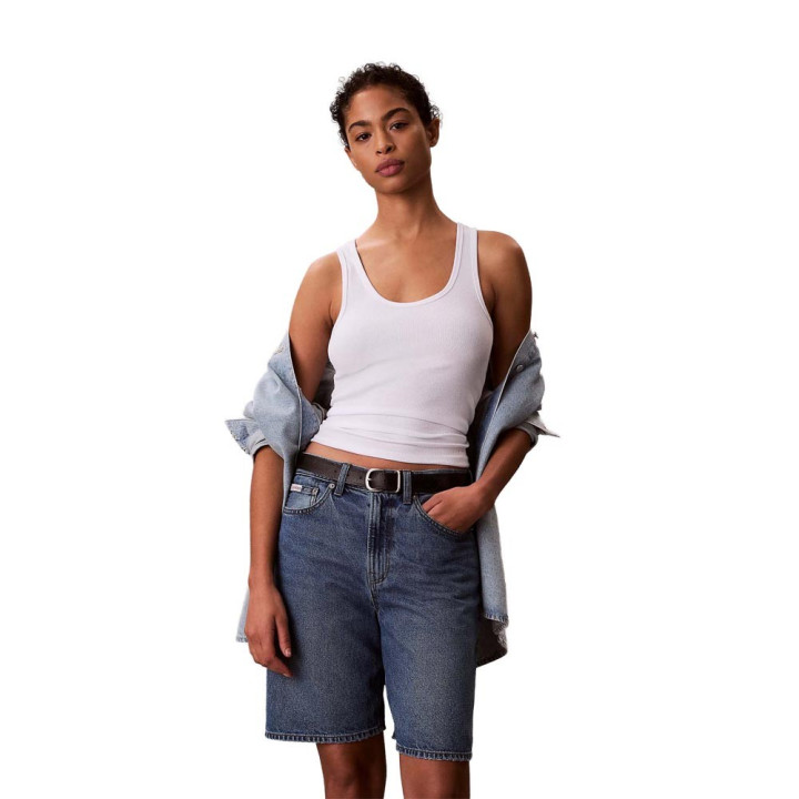 Calvin Klein Bermuda Denim Caroline Blu Donna