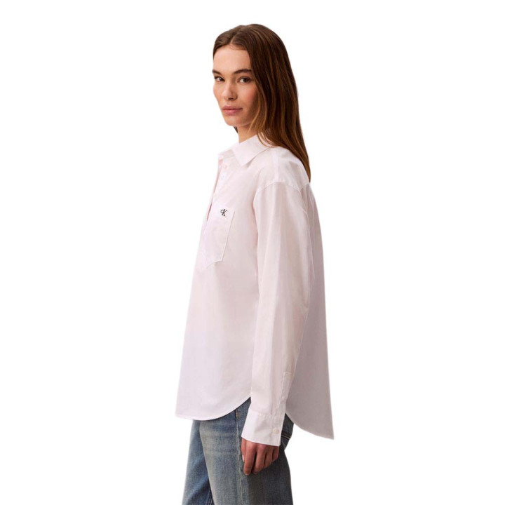 Calvin Klein Camicia M Lunga Bianco Donna
