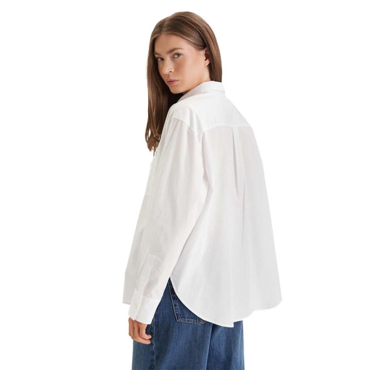 Calvin Klein Camicia M Lunga Bianco Donna