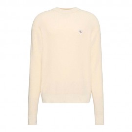 Maniche Lunghe Waffle logo bianco