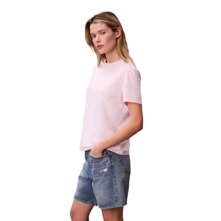Calvin Klein T-Shirt Logo Classic Rosa Donna