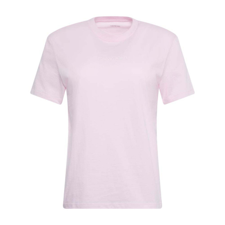 Calvin Klein T-Shirt Logo Classic Rosa Donna