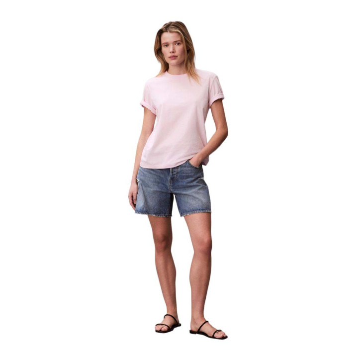 Calvin Klein T-Shirt Logo Classic Rosa Donna