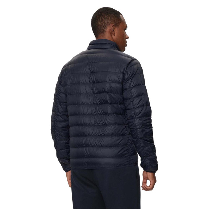 Ea7 Piumino Logo Blu Uomo